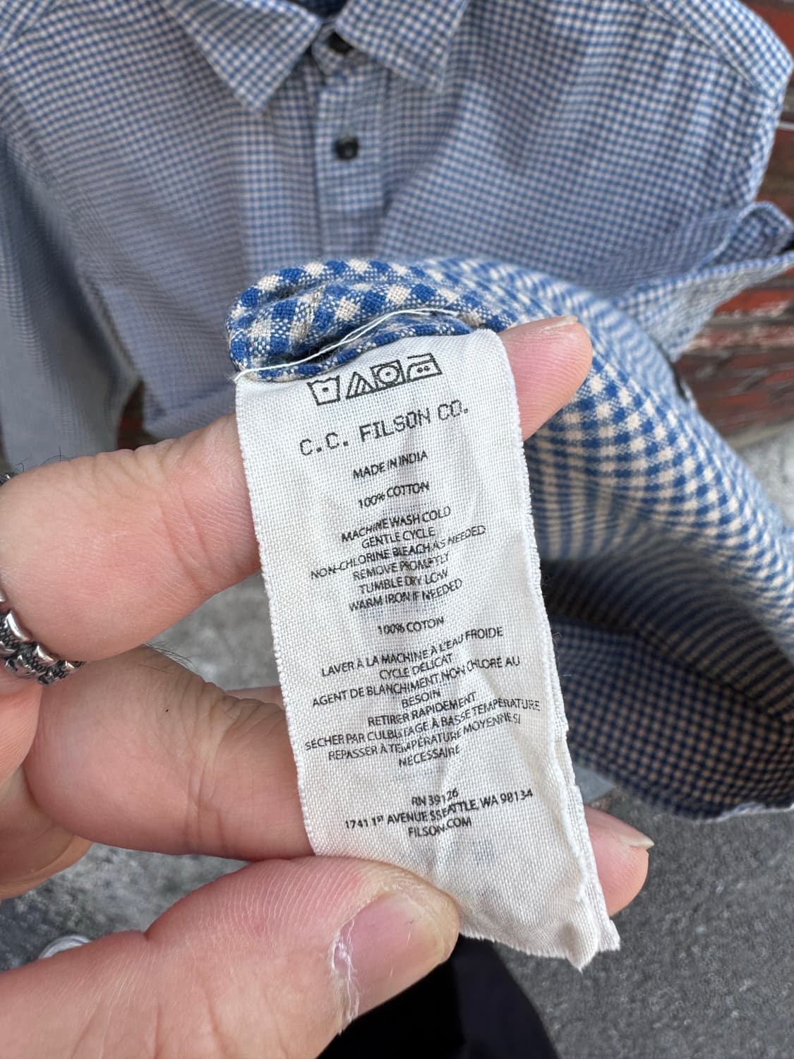 필슨 체크셔츠  상품이미지5