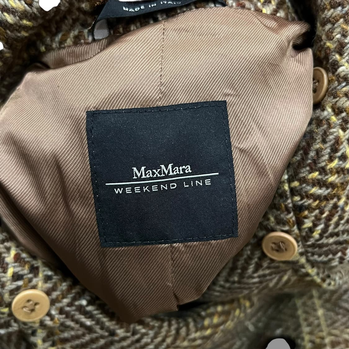  막스마라 체크 코트 y13889 상품이미지7