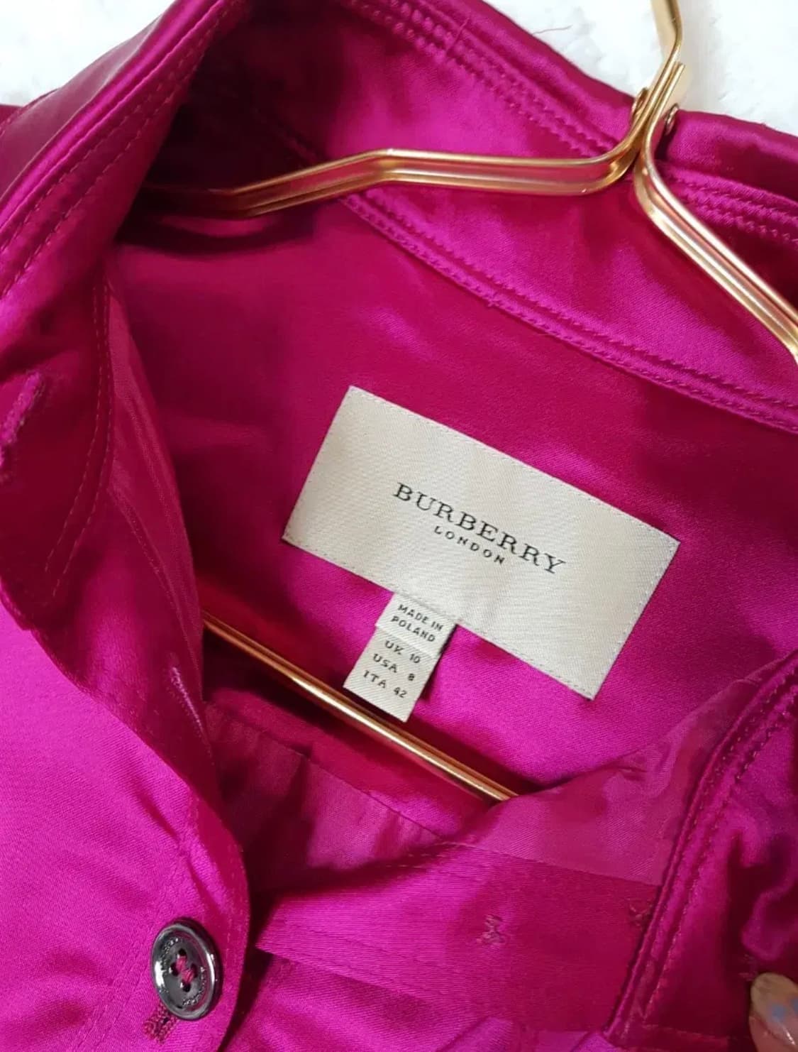 정품 버버리 셔츠형 원피스.66 상품이미지3