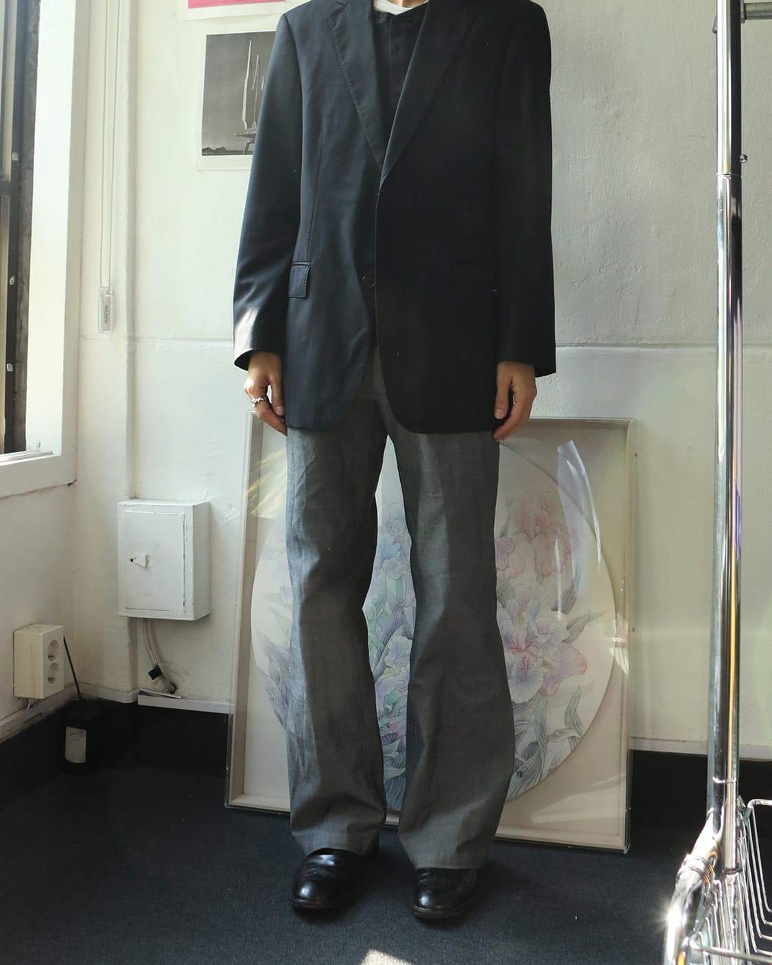 휴고 보스 핀스트라이프 블레이저 자켓  상품이미지3