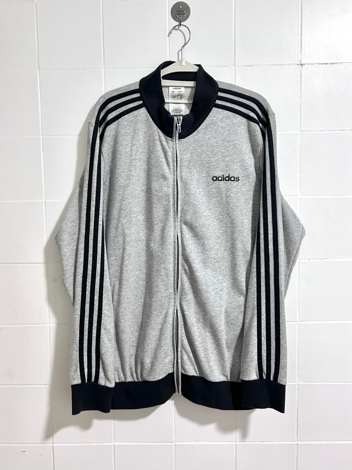 아디다스 회검 코튼져지 xl 상품이미지1