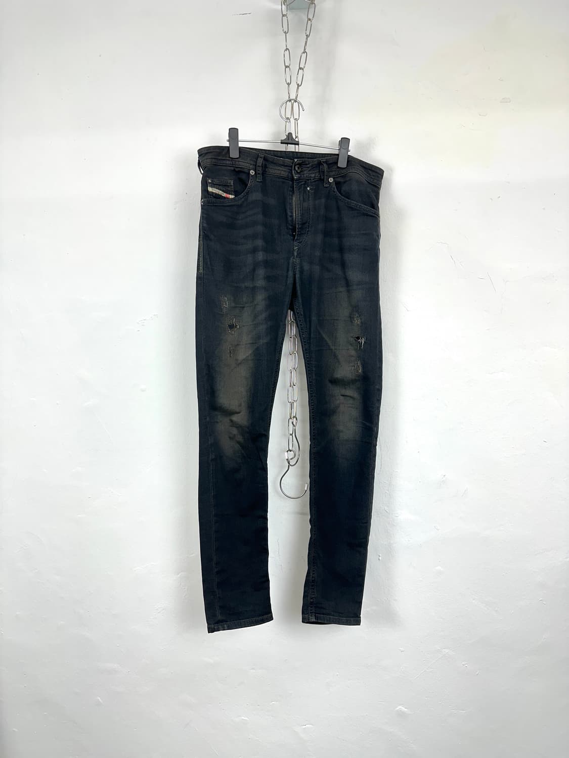 Diesel 'Spender' Skinny Jeans Charcoal B 상품이미지4