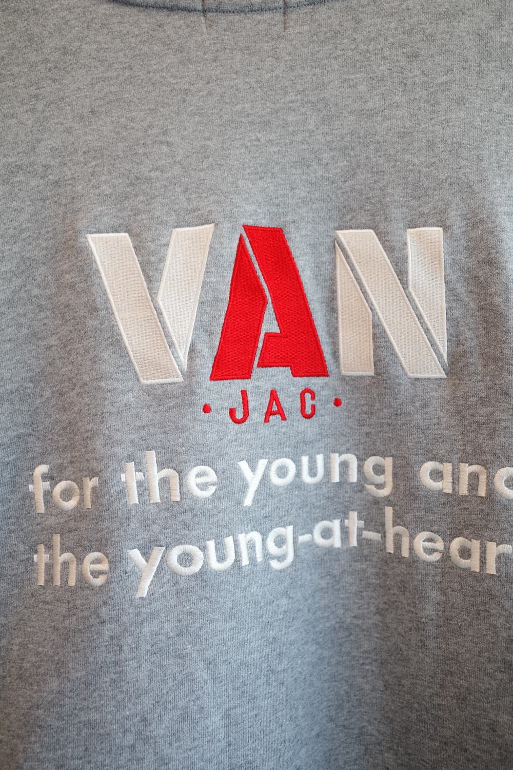 VAN JAC 자수 맨투맨 상품이미지6