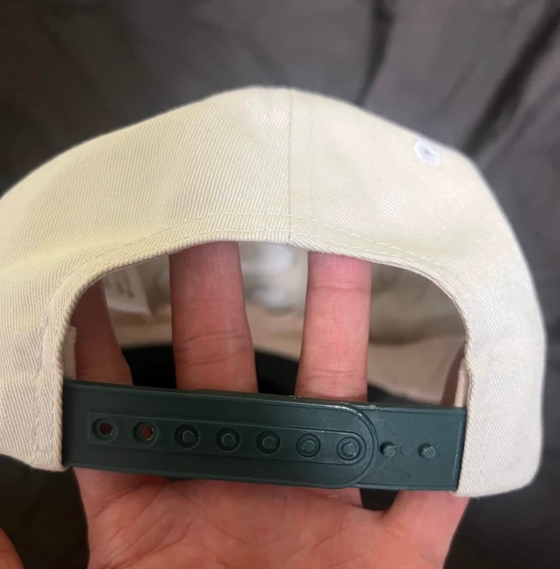 스투시 셔닐 s 캡 올리브 크림 상품이미지4