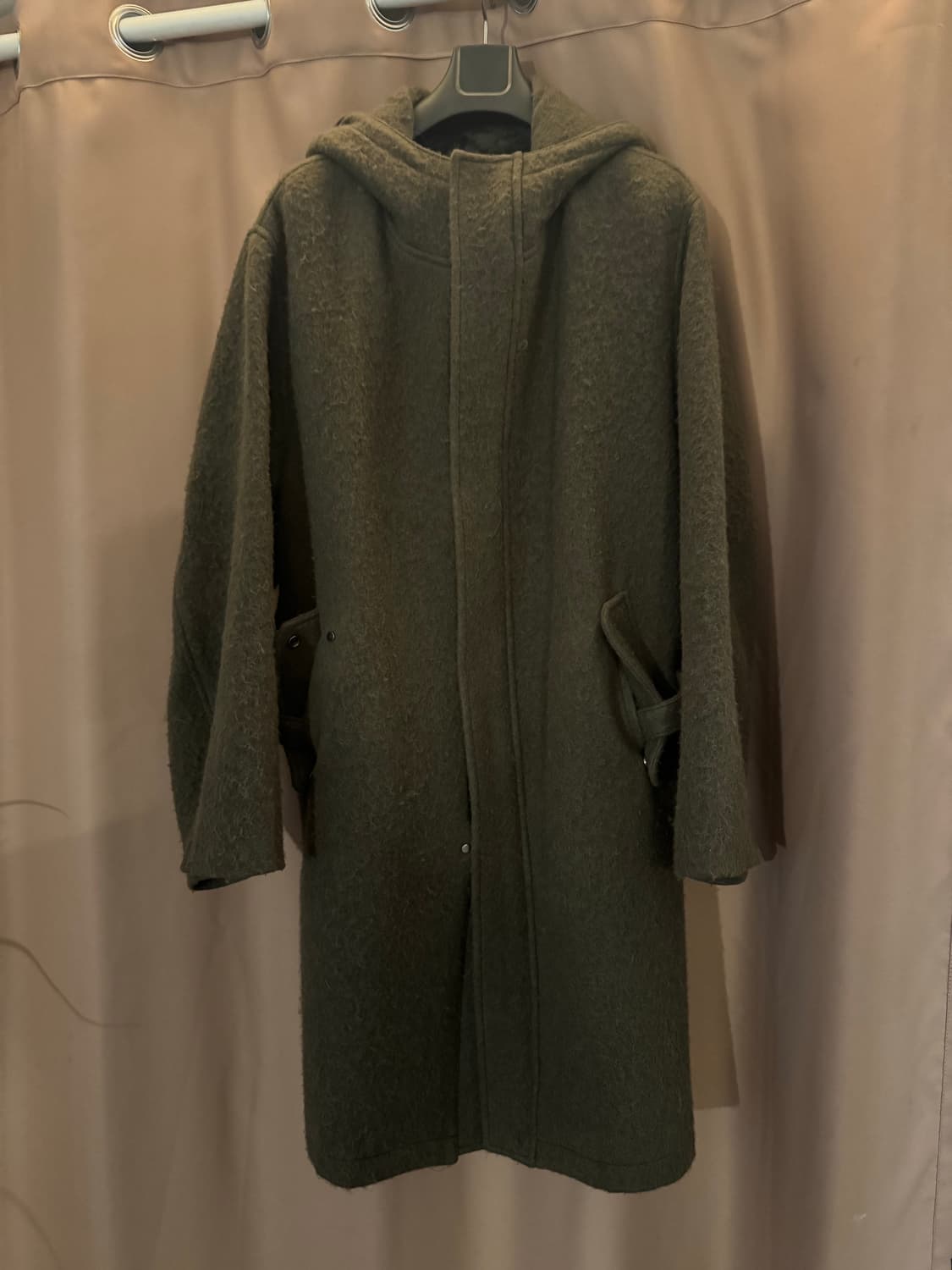 오라리 AURALEE 브러시드 알파카 울 코트 상품이미지1