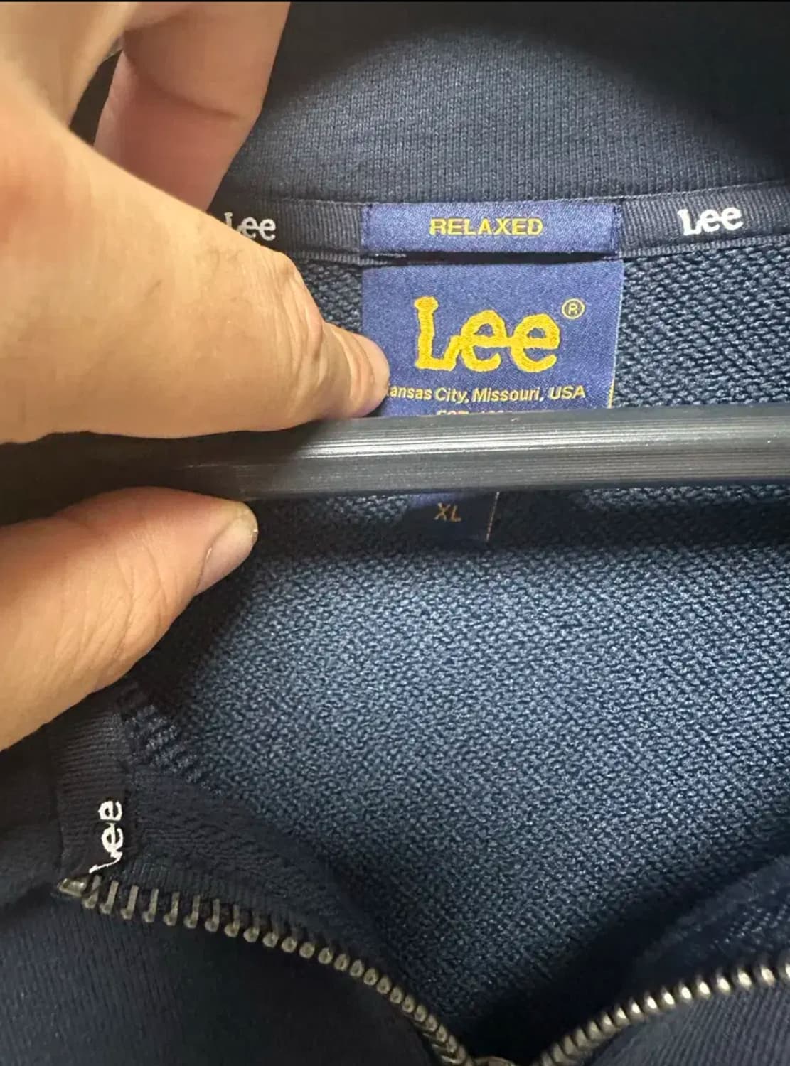 no.53 Lee 하프집업 네이비 xl 상품이미지2