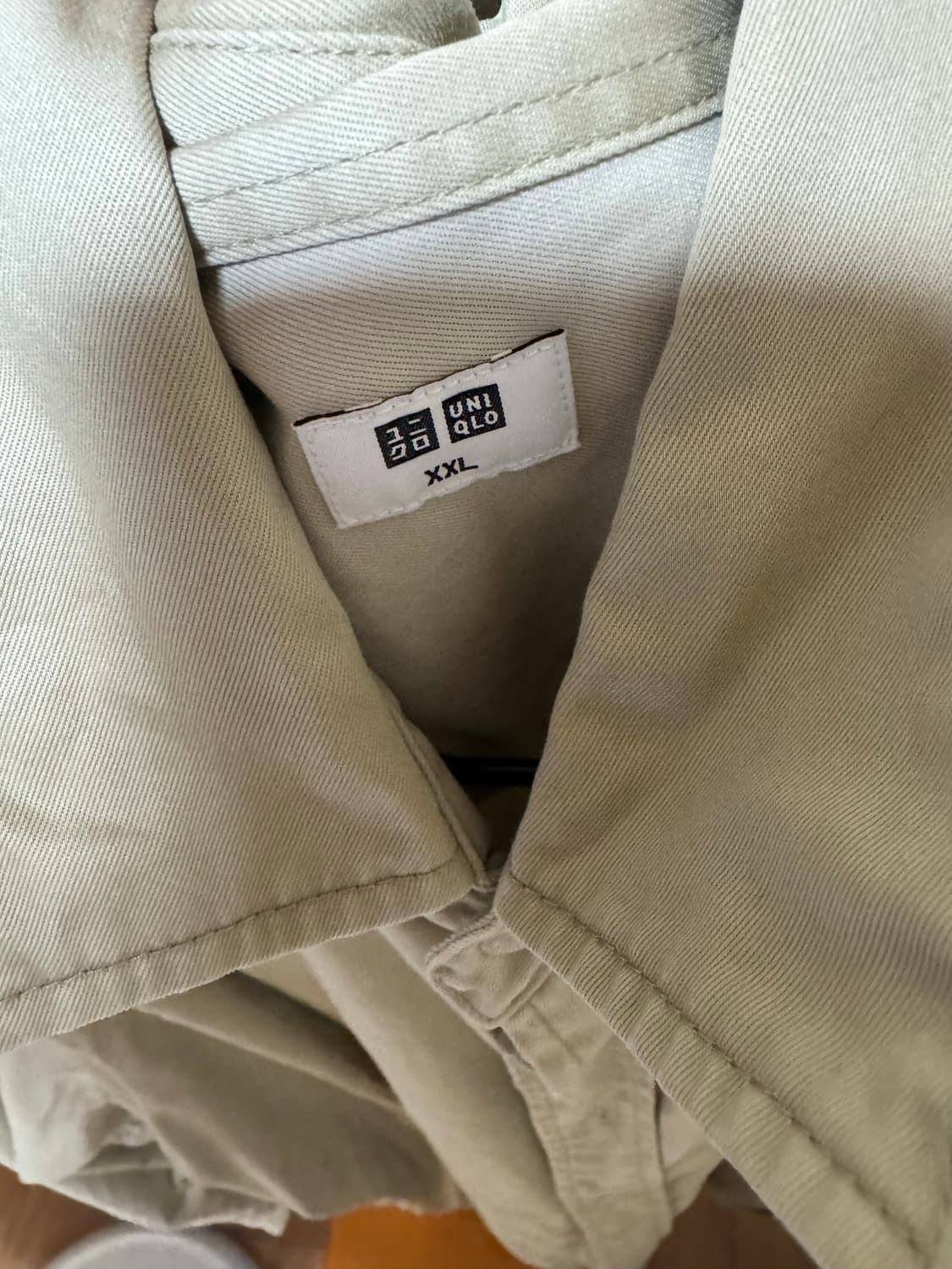 유니클로 셔츠 베이지 2xl 상품이미지2