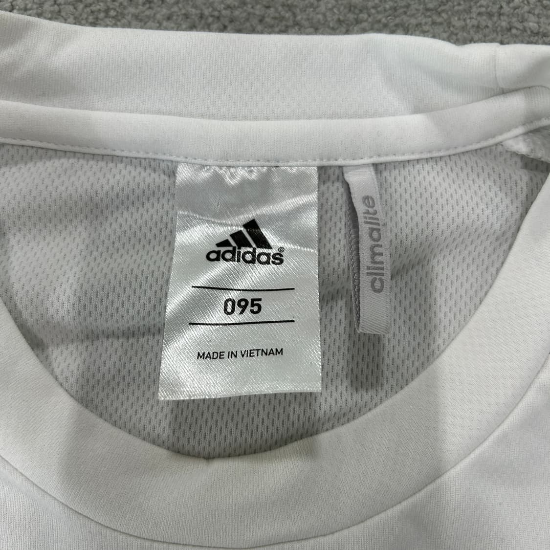 아디다스 흰색 삼선 긴팔 티셔츠 m 상품이미지2