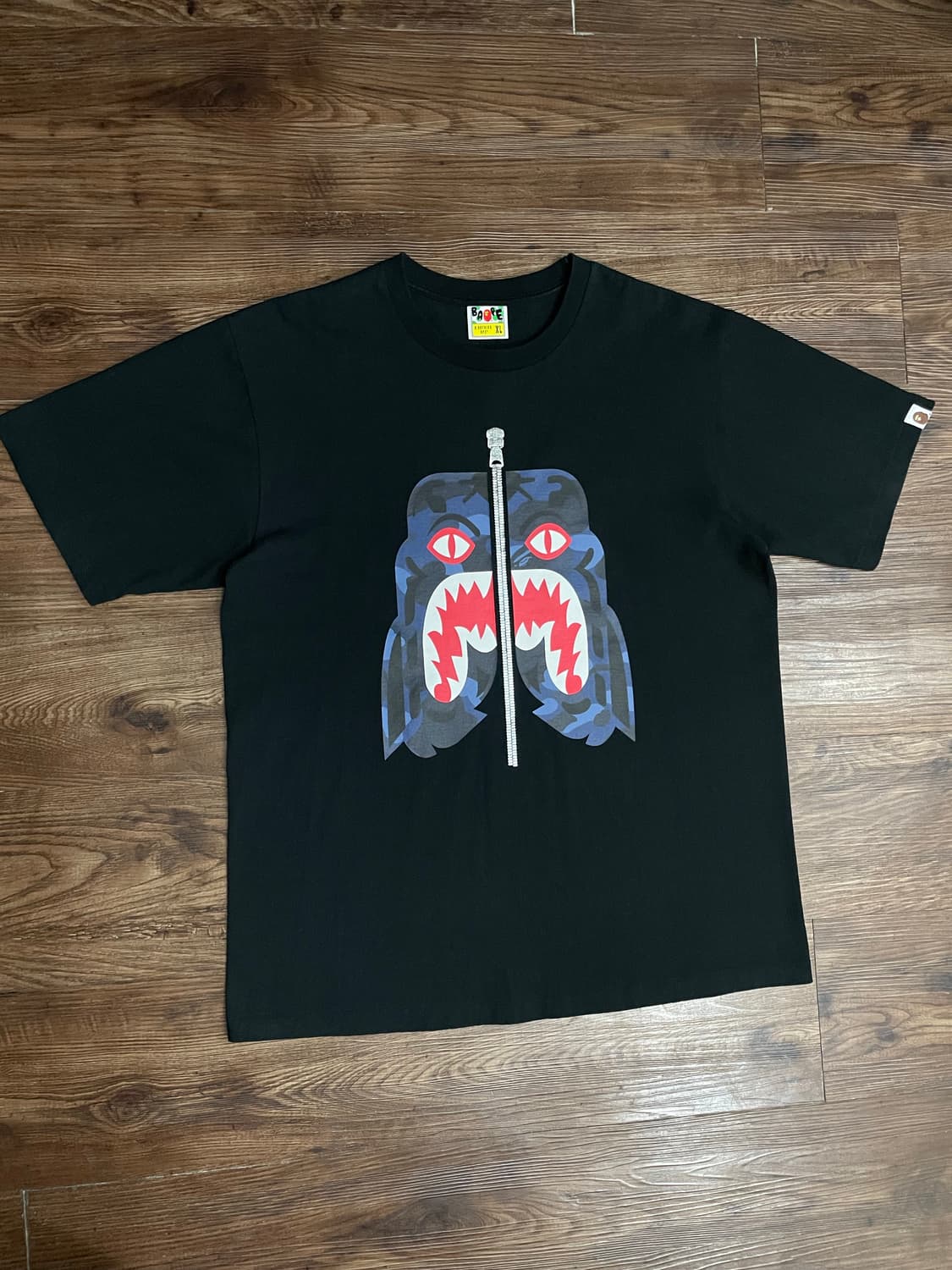 BAPE COLOR CAMO TIGER TEE BLACK 상품이미지1