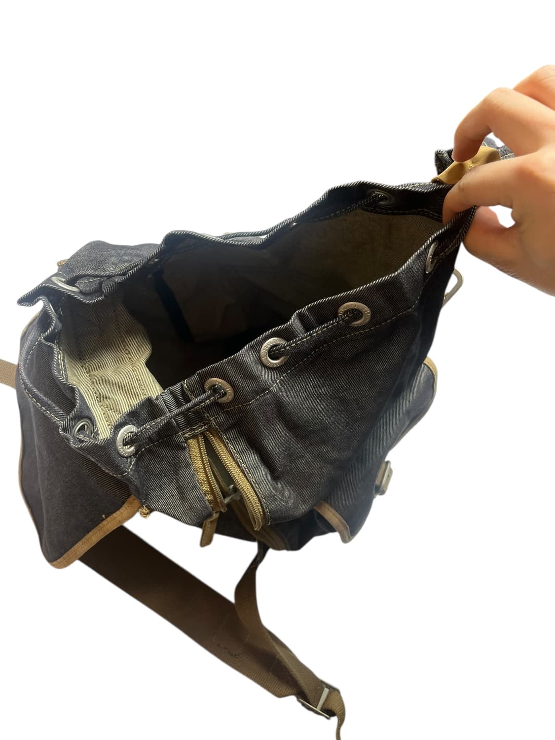 1942Miles 빈티지 투포켓 백팩 상품이미지3