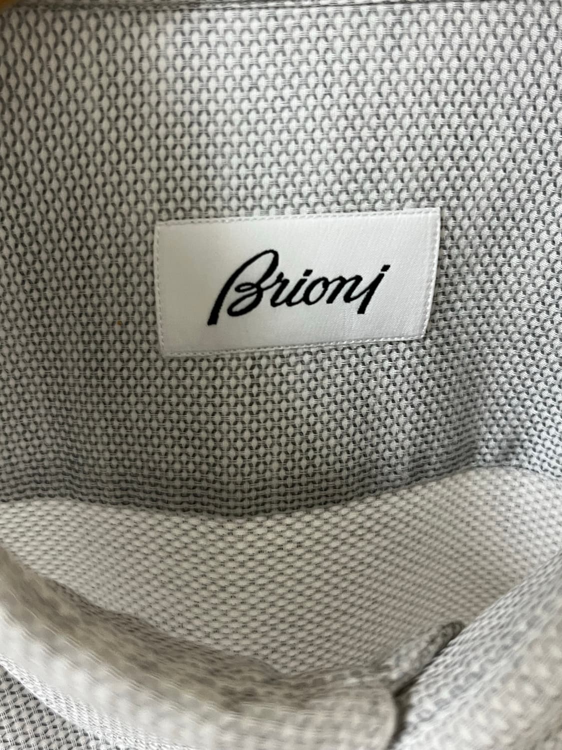 Brioni 100% 코튼 셔츠 42/16.5 정품 상품이미지3
