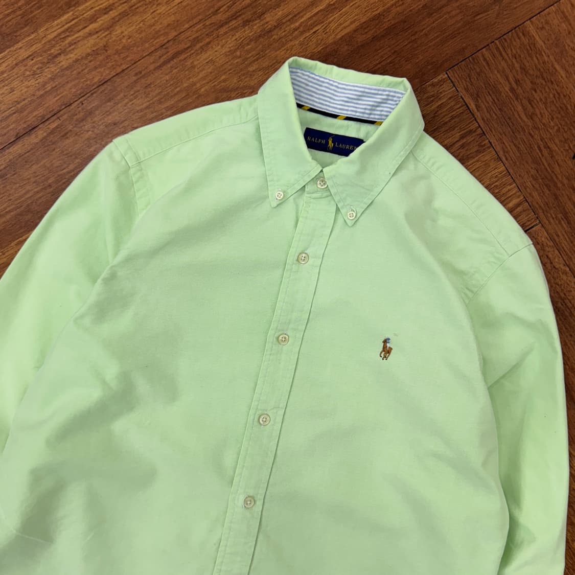 M(100) 폴로 랄프로렌 비비드톤 옥스포드 남방 셔츠  상품이미지2