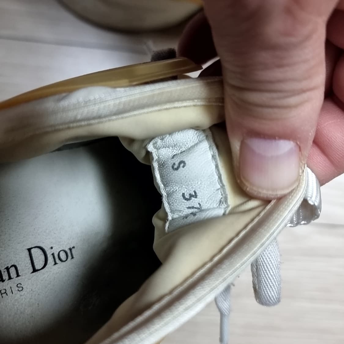 디올 화이트 벌키 스니커즈 운동화(37.5) 상품이미지5