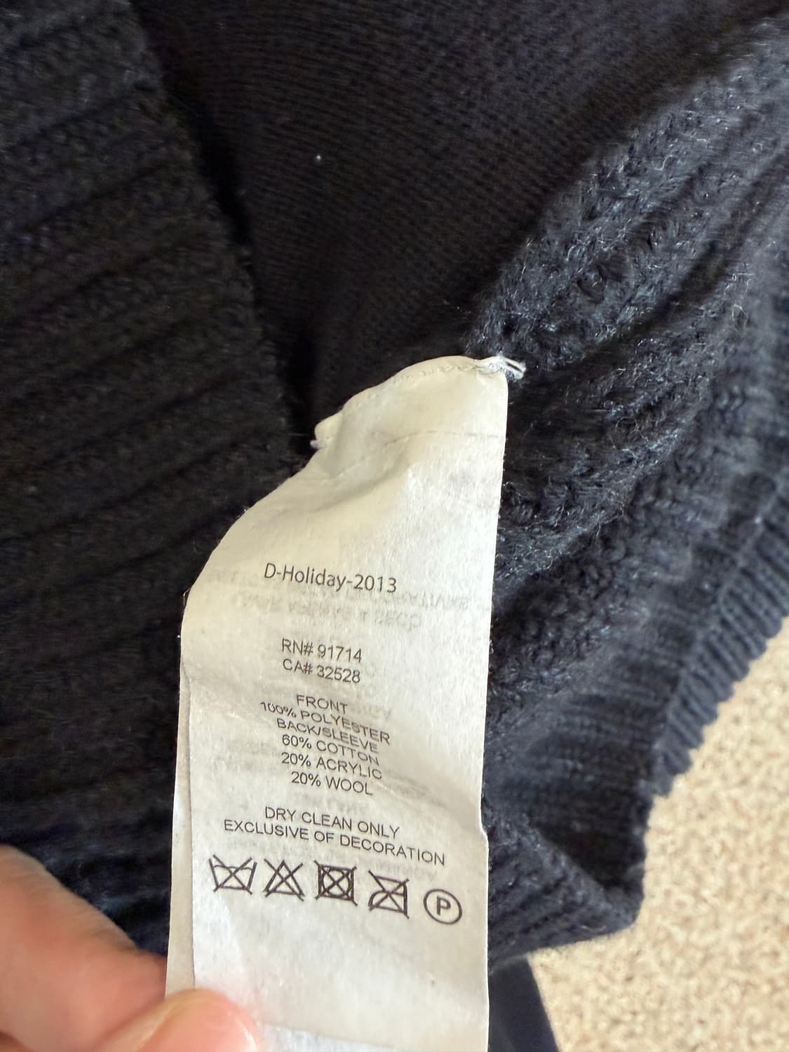 아르마니 익스체인지 니트 스웨이드 집업 자켓 상품이미지6