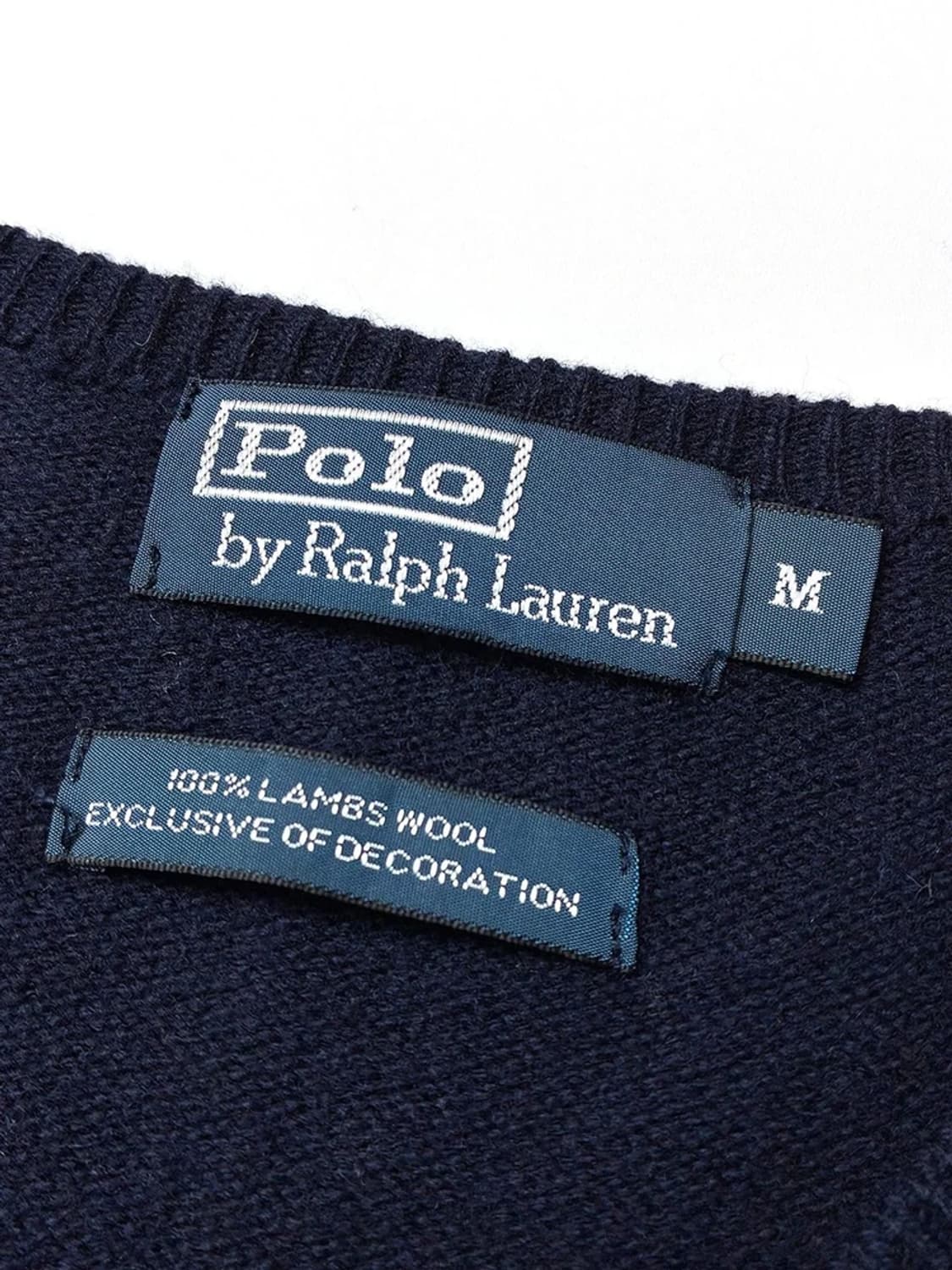 폴로 랄프로렌 00's 100% 램스울 브이넥 니트 PN5685    상품이미지7