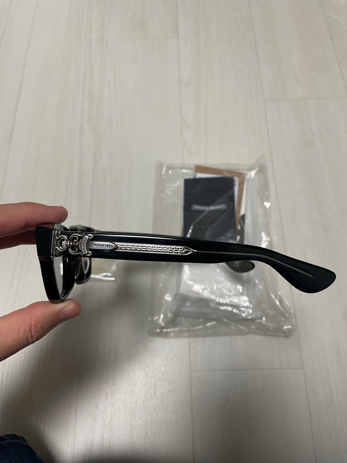 크롬하츠 컨볼루티드 블랙 실버 상품이미지2