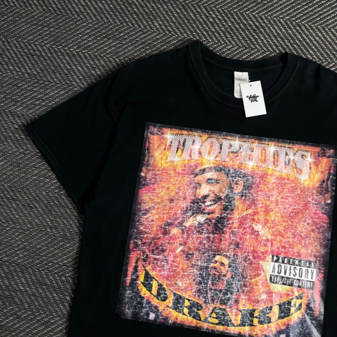 00s 길단 올드스쿨 드레이크 프린팅 티셔츠 o 3488 상품이미지3