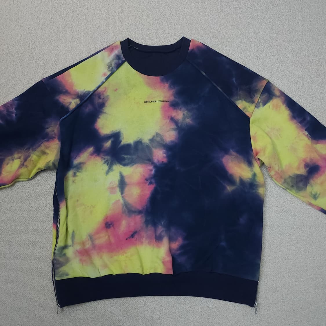 (S)준지 남자 오버핏 맨투맨 타이다이 스웻셔츠 상품이미지6