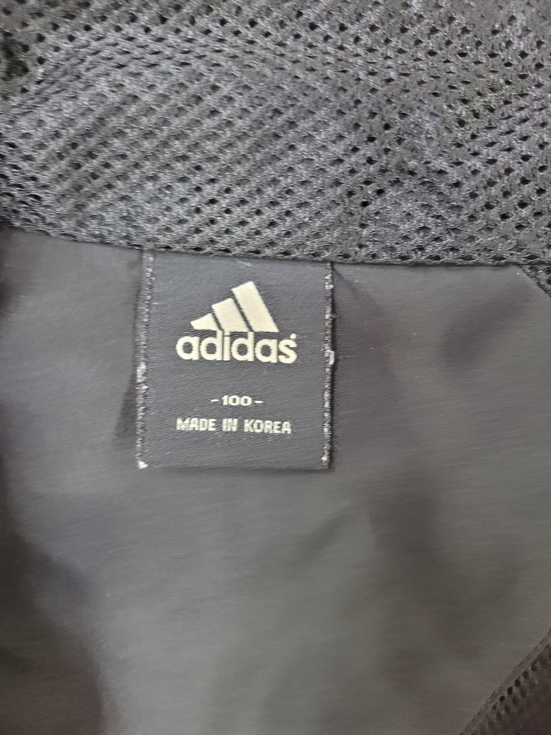 Adidas 아디다스 삼선 크롭 윈드브레이커 블랙 상품이미지3