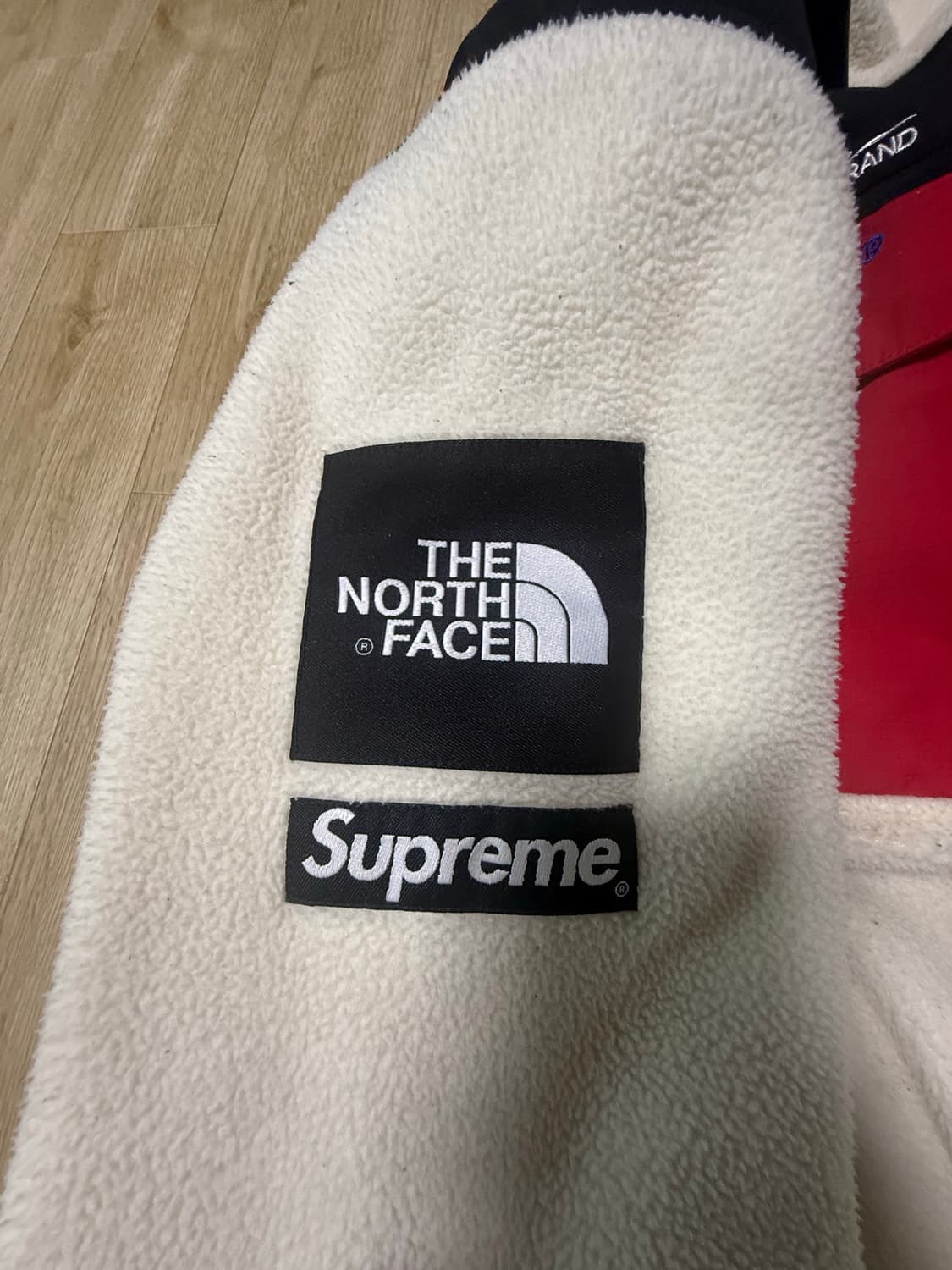 슈프림 노스페이스 익스페디션  플리스 자켓 화이트 XL 상품이미지3