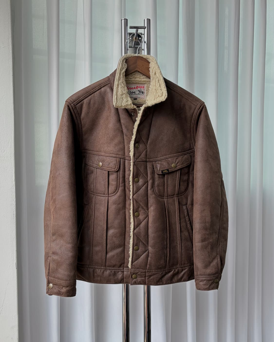 [M]Lee 스톰라이더 스웨이드 쉐르파 자켓 상품이미지4