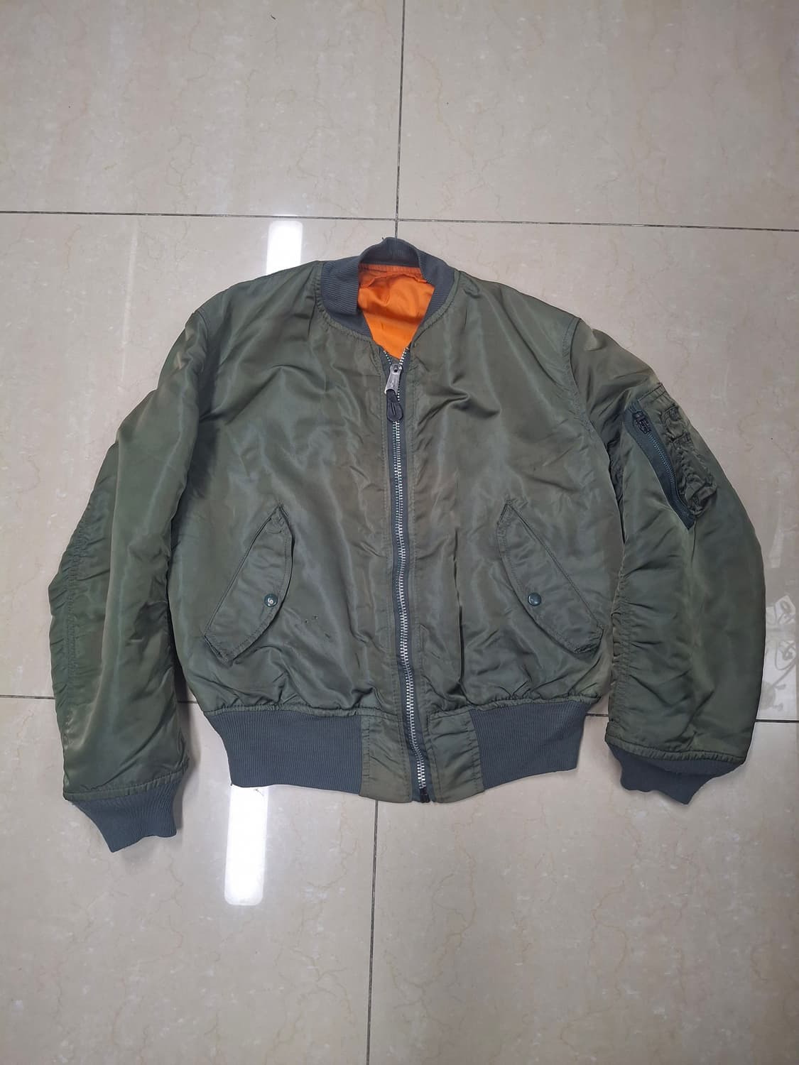 80s 빈티지 알파인더스트리 ma1 상품이미지1