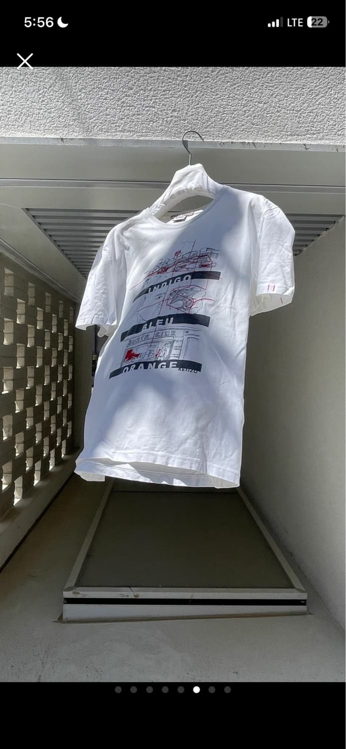 [KENZO] Cinema Sketch Graphic T-Shirt Wh 상품이미지5