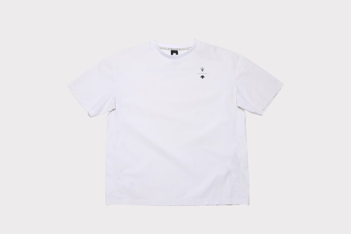 [L] 데상트 x 마세라티 반팔 웜업 상품이미지1