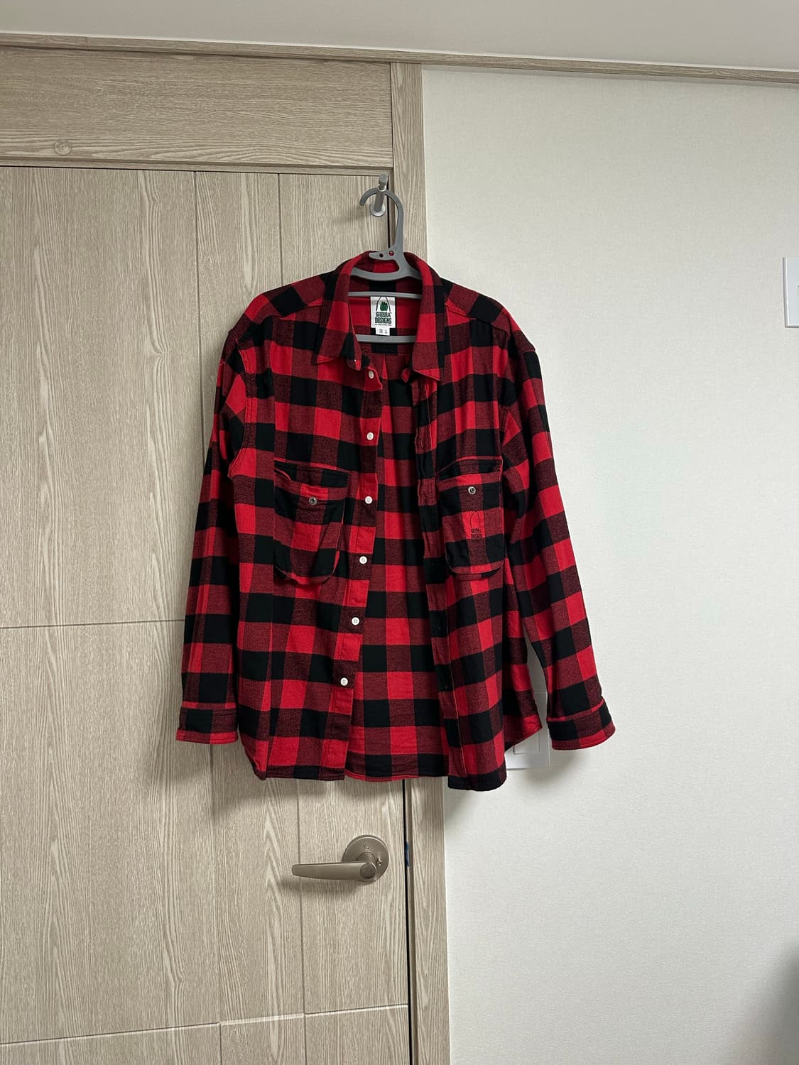 시에라디자인 플란넬 체크셔츠 XL 상품이미지1