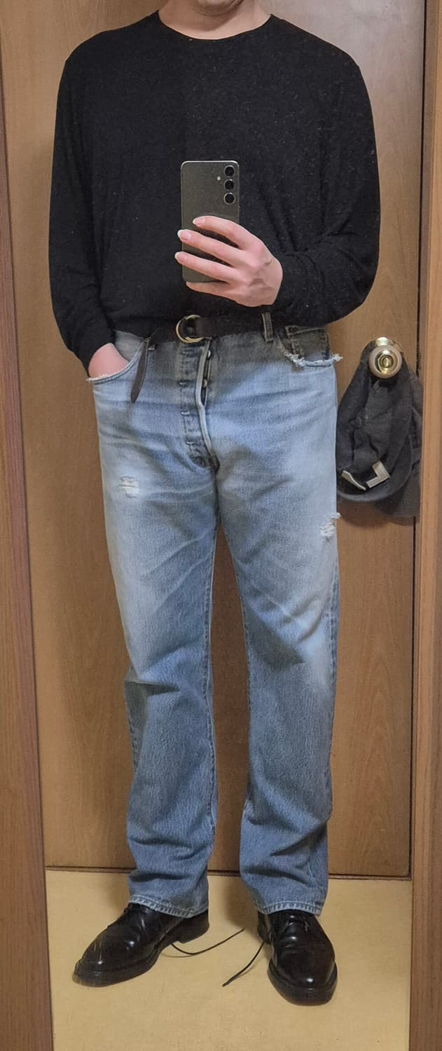 리바이스 501  빈티지   리바이스코리아   실측 32~33  착샷있음 상품이미지4