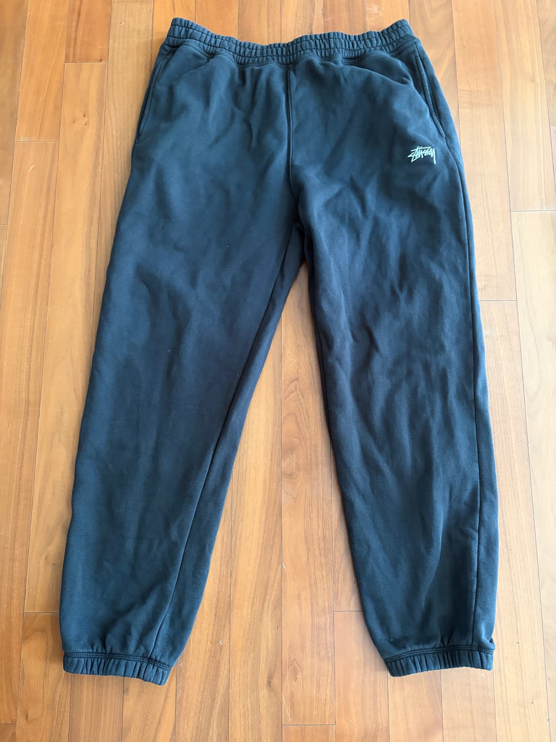 스투시 기본 로고 스웻팬츠 L사이즈 상품이미지1