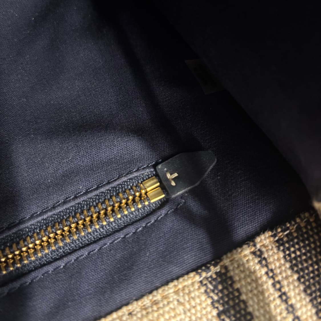 정품 토리버치 스트라이프 캔버스 토트백  상품이미지9