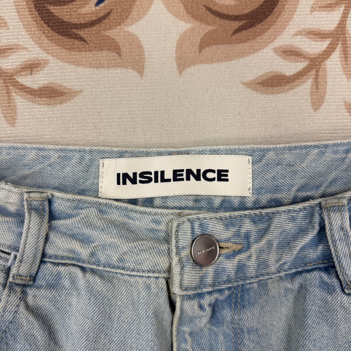 (L)인사일런스 INSLIENCE 연청 와이드데님팬츠 상품이미지2