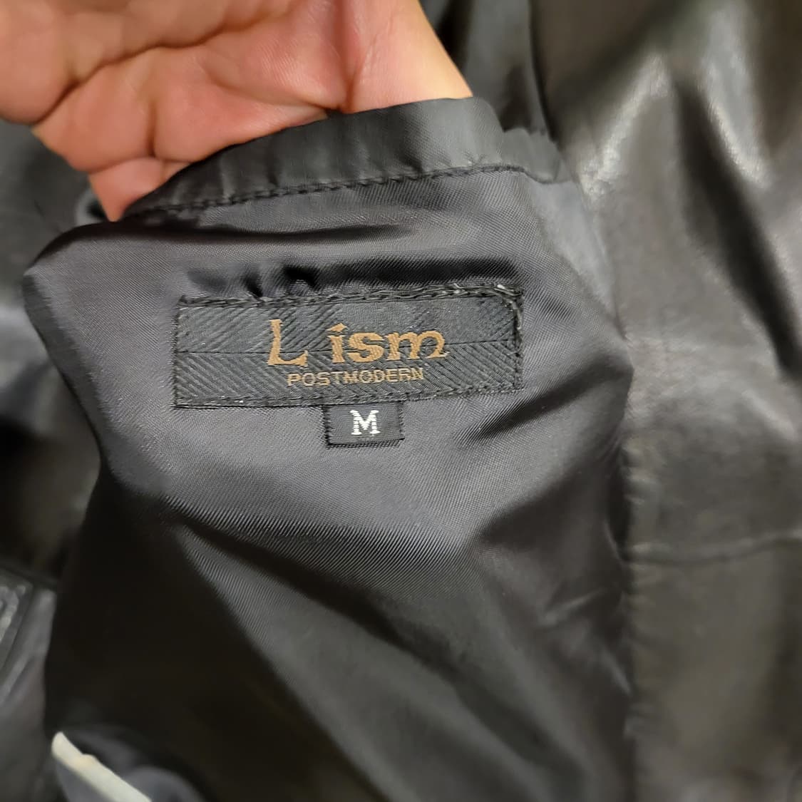 레더 바이커 자켓 (M) 상품이미지8