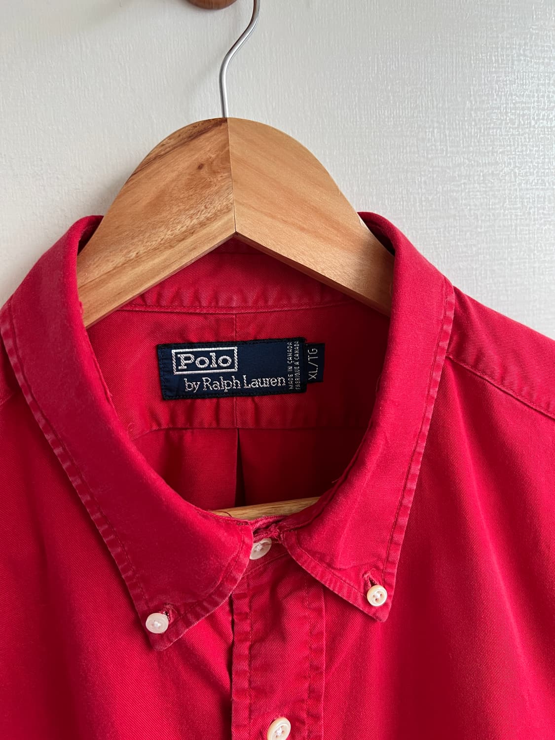 폴로 레드 셔츠 XL 상품이미지4