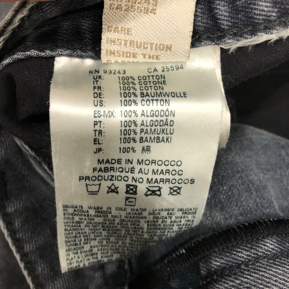 디젤 Thavar 워싱 디스 데님 팬츠 상품이미지9