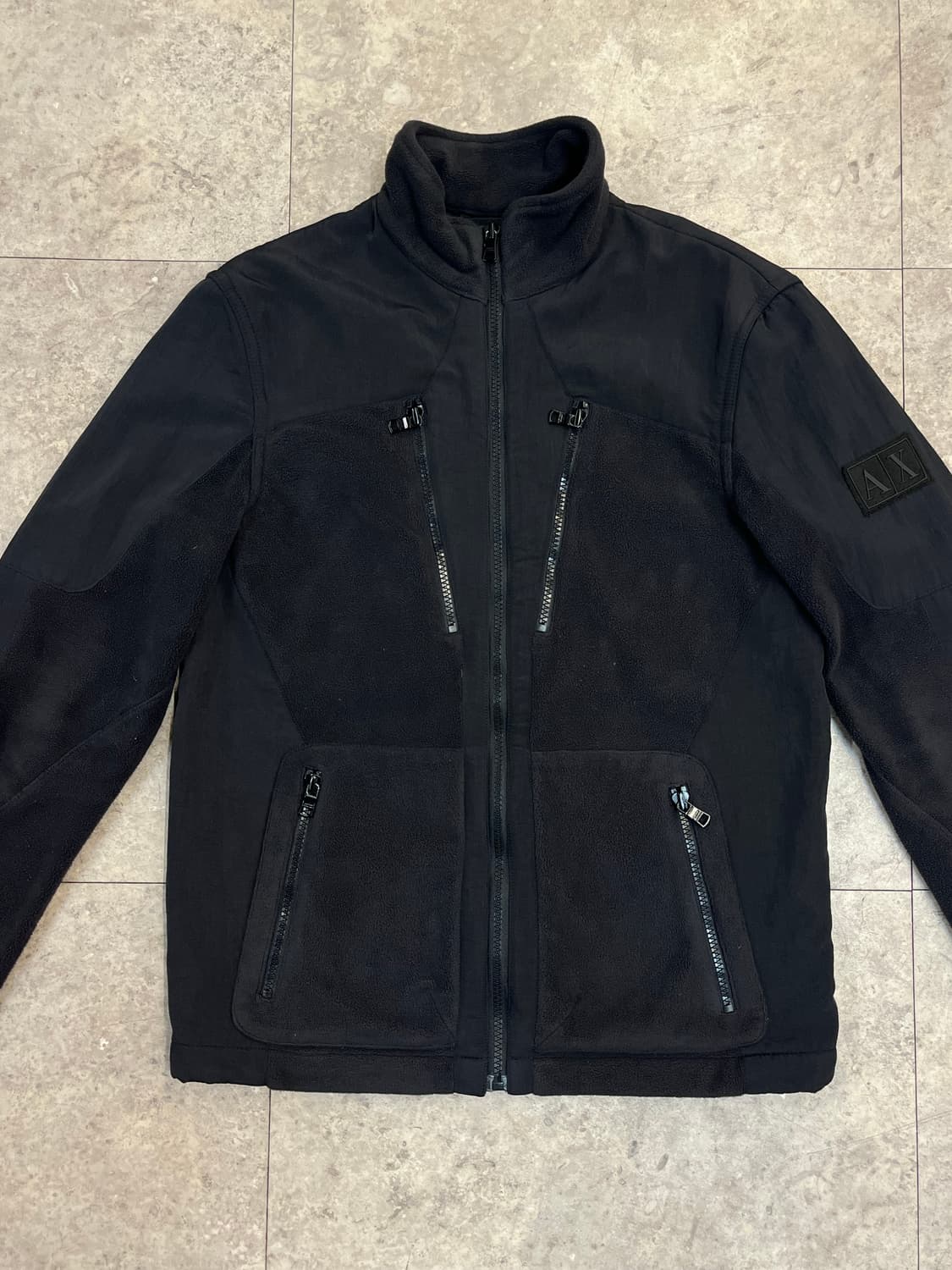 아르마니 익스체인지 플리스 자켓 블랙 S #csz3739 상품이미지4