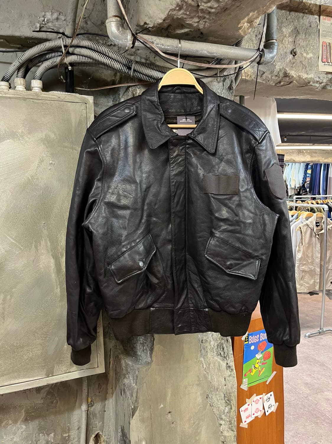 군용 조종사 양가죽 레더 자켓 #csz2373 상품이미지1