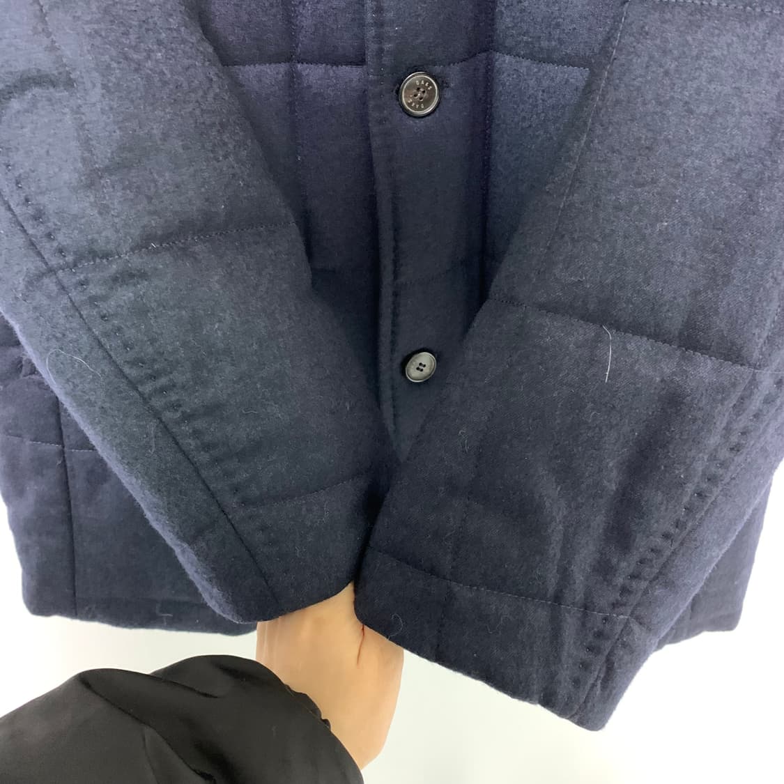 닥스 밍크퍼 카라 배색 퀄팅 패딩 코트 점퍼 빈티지 105 사이즈 상품이미지6