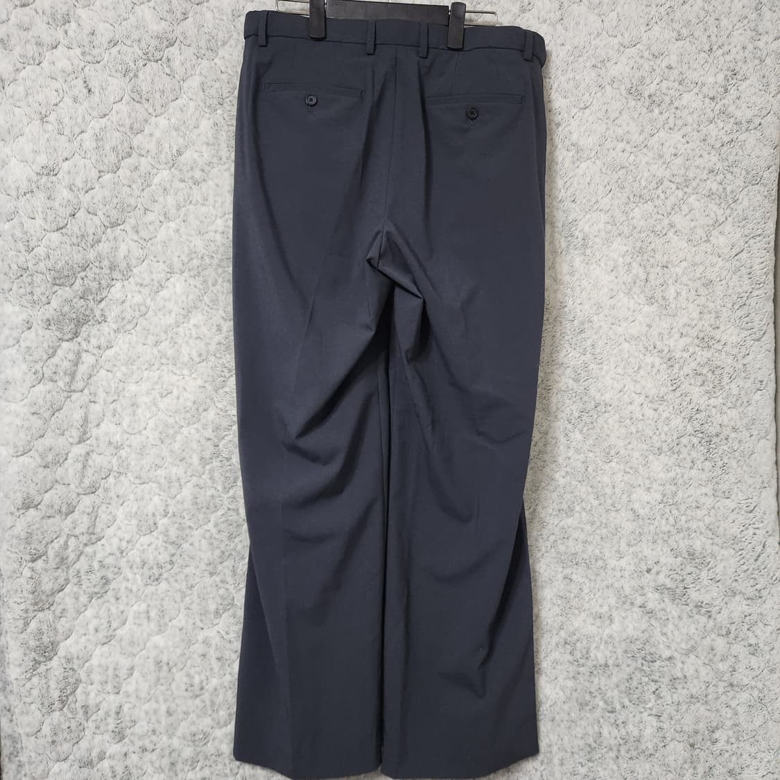 H363 [33] 새제품 무신사 리얼 와이드 히든 벤딩 슬랙스 상품이미지3