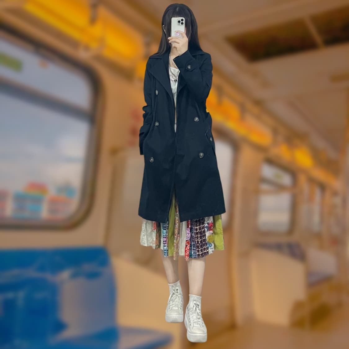 갭 더블버튼 벨티드 트렌치 코트 상품이미지1