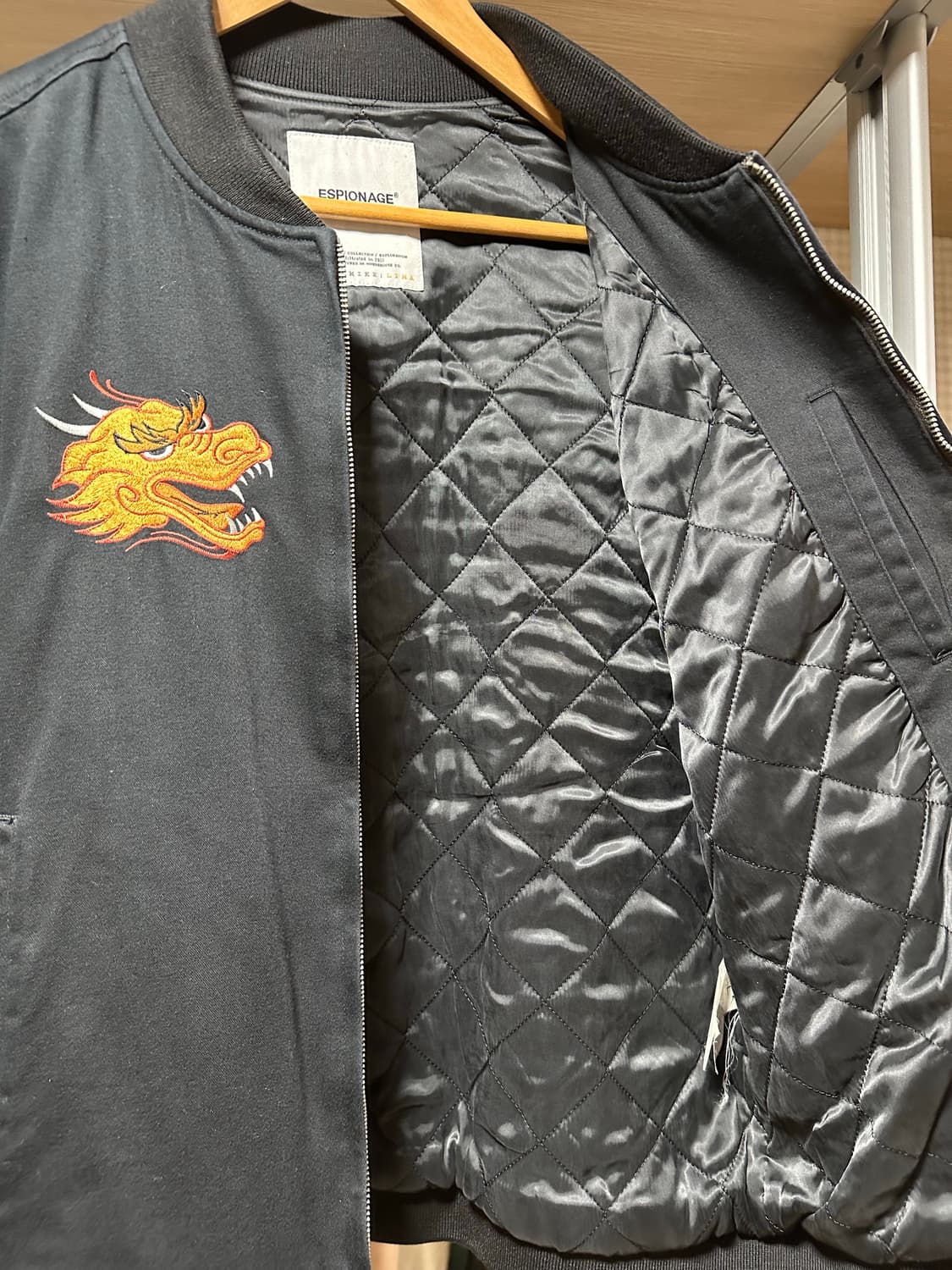 에스피오나지 이순신 거북선 스카쟌 자켓 블랙 L 상품이미지3