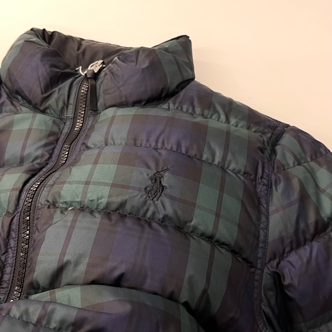 Polo 폴로랄프로렌 체크 리버시블 덕 다운 패딩 상품이미지5