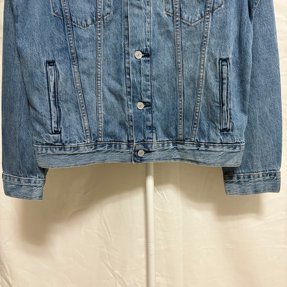 리바이스 프리미엄 빅E 3세대 데님 트러커 자켓 / 중청, M 상품이미지3