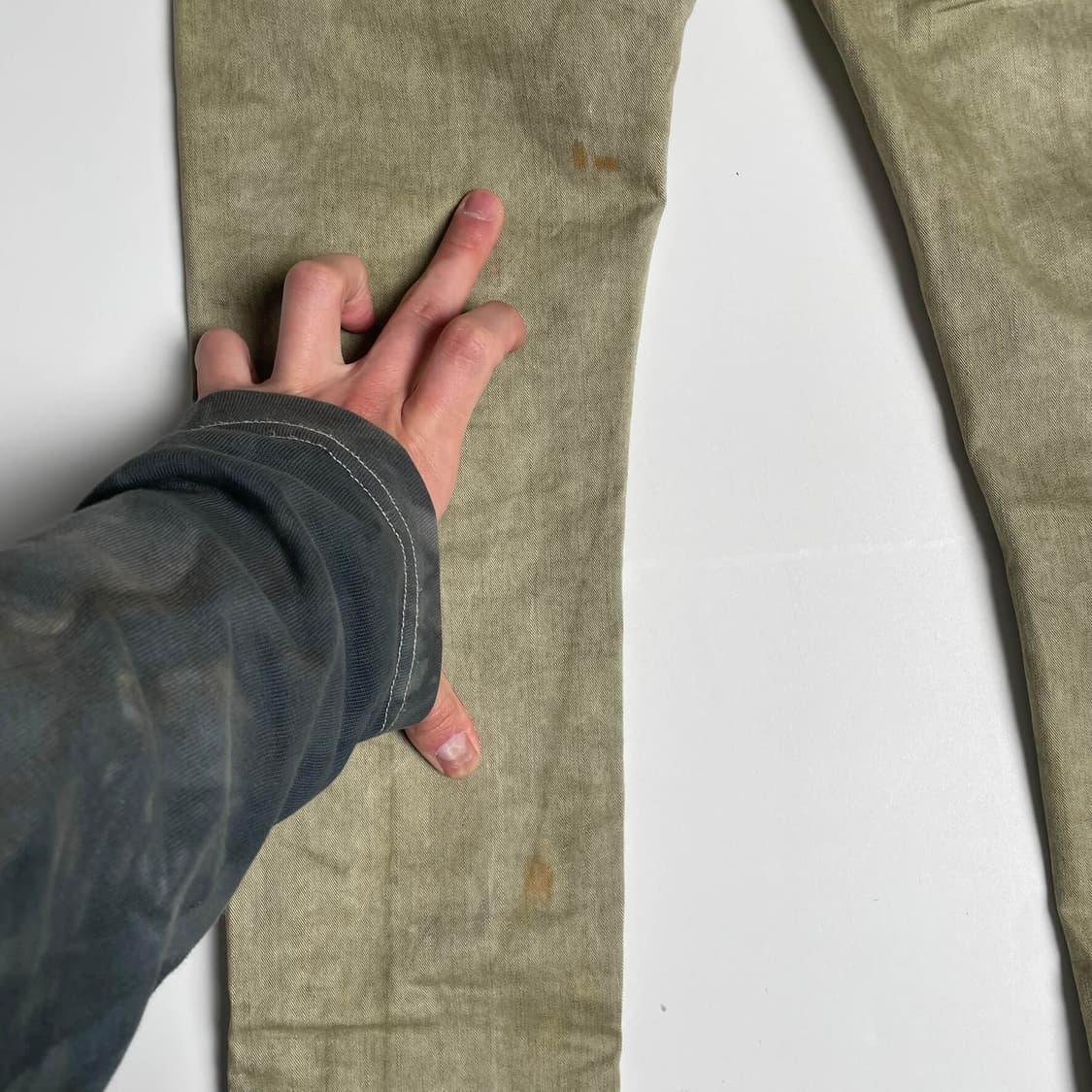 Please 져지 홀 디테일 팬츠 (italy made) 상품이미지10