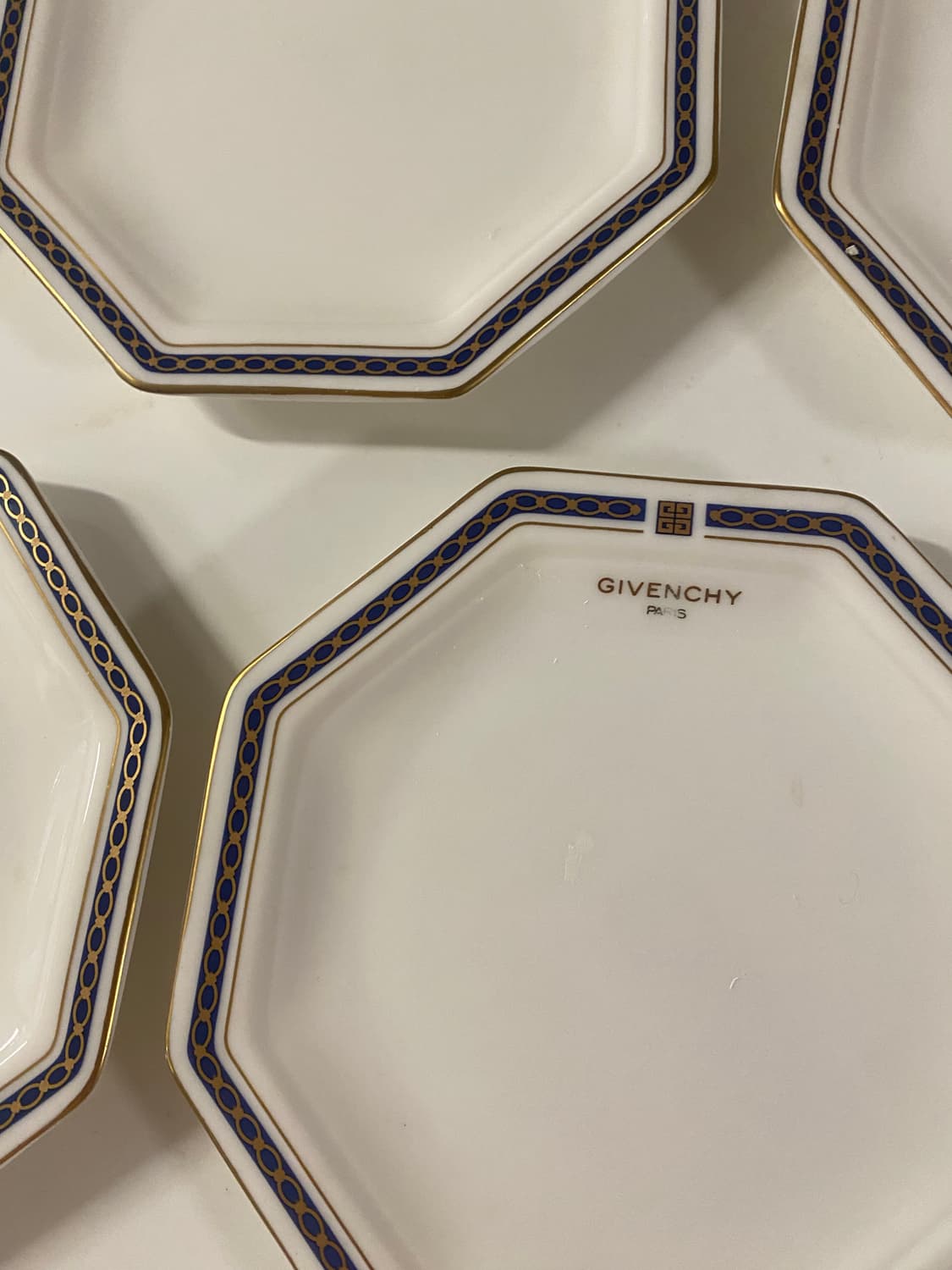 빈티지 지방시 디저트 팔각 그릇 5p세트 상품이미지7