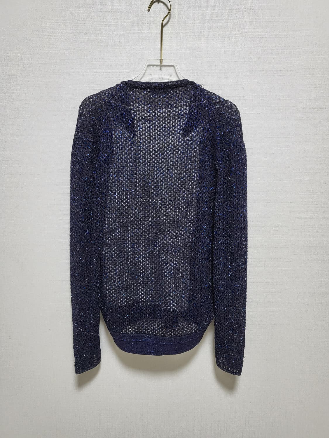 오브제 딥네이비 글리터 니트가딘건free 새제품  상품이미지7