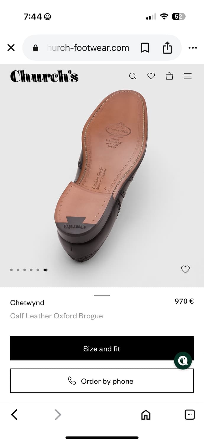 처치스 Chetwynd 브로그 옥스포드화 상품이미지8