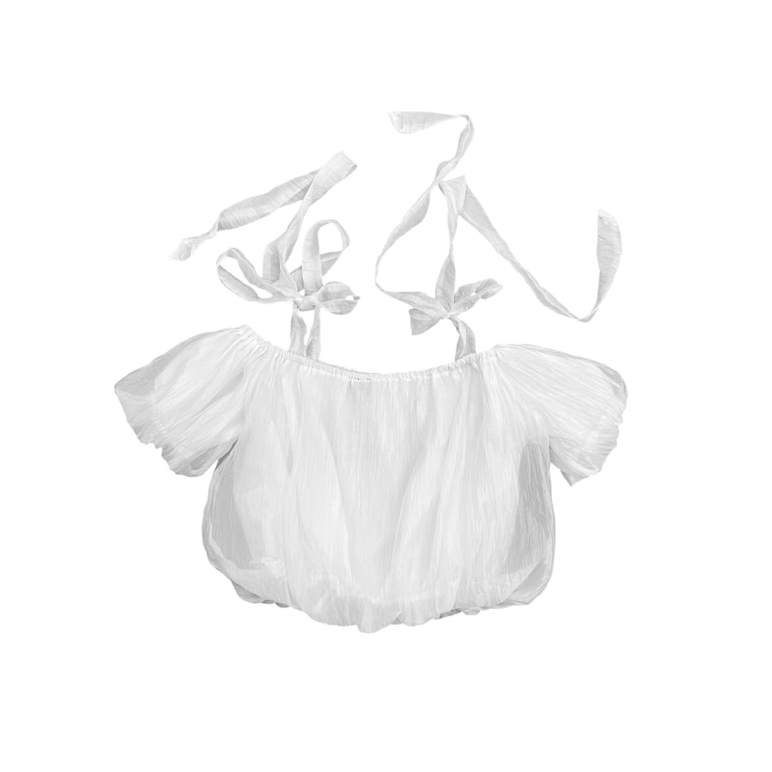 White Off Shoulder Top  상품이미지1