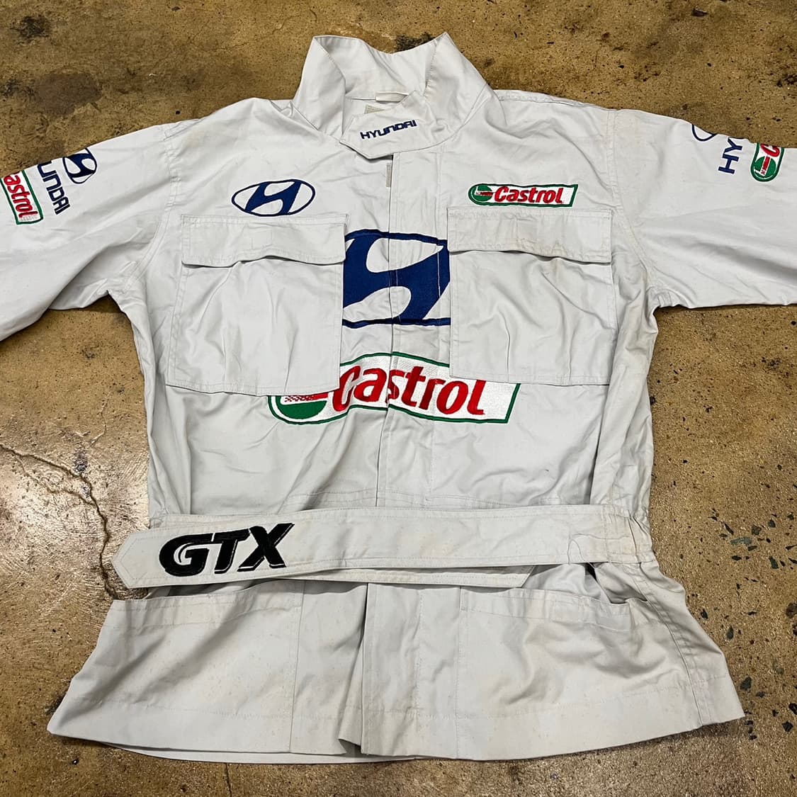 [ 정품/L ] Castrol 현대 빈티지 레이싱 자켓 b16 상품이미지3